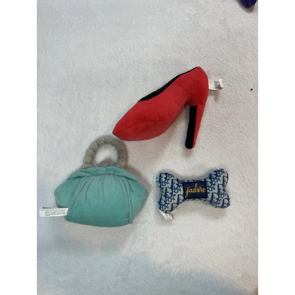 Lot Of Dog Toys 3‎ Pieces Couture Level 1 Chew Small Medium